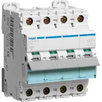 Hager LS-SCHALTER 3P+N 16A-C 10KA (NC 616)