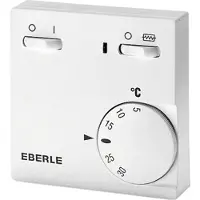Eberle Raumtemperaturregler RTR-E 6181 | 230V | Bimetall | Aufputz | Ein/Aus-Schalter | IP30 | weiß 111110351100