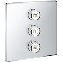 GROHE 3-fach Unterputzventil Grohtherm SmartControl 29127 eckig FMS chrom