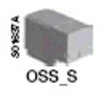 Busch-Jaeger OSS400G1S/3 Schließer/3 Klemmenabdeckung Schnappbefestigung grauer Kunststoff IP3X kurze Ausführung VPE 3 1SCA022776R6900