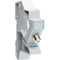 Hager Koax Modul F/F für Hutschienenmontage TN010S