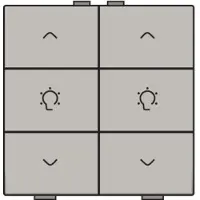 Niko 157-51046 Doppel Dimmersteuerung für Niko Home Control, champagne coated 15751046