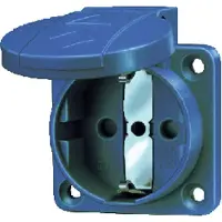 MENNEKES 11061 Anbaudose SCHUKO, 16A2p+E, 230V, IP54,BL