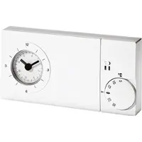 Eberle 517270321100 Uhrenthermostat, Tagesprogramm, 5-30C, mit TA Ausgang, 24V, 1Wechsler, potential frei, 16 A easy 3 pt/24V