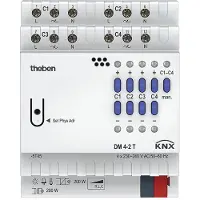 Theben KNX Dimmaktor, 4fach, 200W, DM4-2 T REG, 1 Stk.