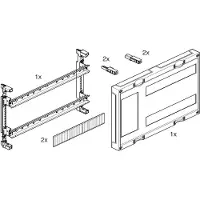 Hager UD22H1B Baustein, universN, 300x500mm, für 1 Trenner NH00 und 2x17 PLE auf Hutschienen