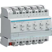 Hager TXA610D, Auslöser Rollo/Jalousie, DIN-Schienenmontage, 10 Kanäle, Weiß, 230 V, 50/60 Hz