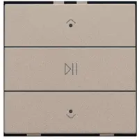 Züblin 157-52073 Einfach Audiosteuerung mit LEDs für Niko Home Control, champagne coate 15752073