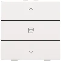 Niko 154-51033 Einfach Motorsteuertaster für Niko Home Control, white coated 15451033