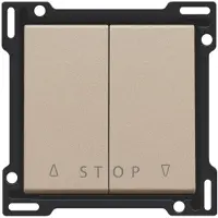 Züblin 157-65918 Abdeckung für Doppel Rollladentaster zur elektronischen Bedienung 15765918