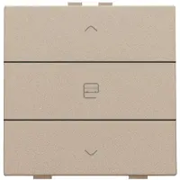 Niko 157-51033 Einfach Motorsteuertaster für Niko Home Control, champagne coated 15751033