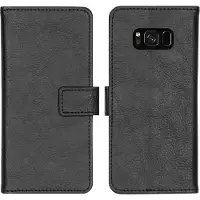 IMoshion Samsung Galaxy S8 Hülle - Kunstleder - - Klapphülle - Schwarz