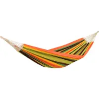 Hammock AZ-1019250, Hängende Hängematte, 200 kg, 3 Person(en), Baumwolle, Polyester, Mehrfarbig, 3600 mm