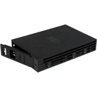 StarTech.com .com 2,5 Zoll SAS / SATA / SSD auf 3,5" SATA Festplatten Konverter, Schwarz, Kunststoff, Leistung, CE, FCC, 100 mm, 145 mm