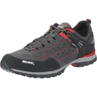 Meindl Ontario GTX, Männlich, Erwachsener, Anthrazit, Rot, Outdoor-Schuhe, Wandern, Schnürverschluss