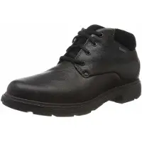 Clarks Un Tread Up GTX Herren Schnürer Schwarz Wasserdicht NEU - Herrenschuhe Boots / Stiefel, Schwarz, leder (goretex)