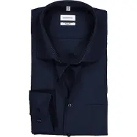 Seidensticker Hemd Regular Business Kent Patch12 dark blue