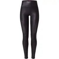 Spanx für Damen. 20136R_BLACK Leder-Effekt Biker Shapewear Leggings. 20136R schwarz (S), Lässig, Nylon