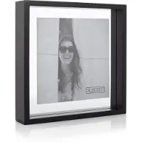 XLBoom - Square Floating Box Bilderrahmen 25 x 25 cm, coffee bean