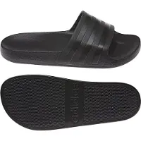 Adidas Originals Adilette Aqua All Black Slide Badeschuhe Badelatschen schwarz F35550, Schuhgröße:39 EU