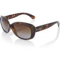Ray-Ban Sonnenbrille Damen Jackie Ohh Light Havana Brown Polarisiert M