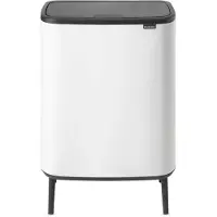 Brabantia Bo Touch Bin Hi Mülleimer 2 x 30 L - Weiß