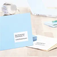 Herma Adressetiketten 4268, permanenthaftend, selbstklebend, bedruckbar, B 99,1 x H 57 mm, FSC-Papier, weiß, 1000 Stück/100 Blatt