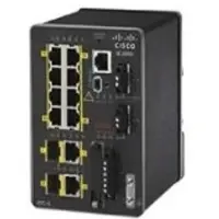 Cisco Industrial Ethernet 2000 Series - Switch - managed - 8 x 10/100 + 2 x Kombi-Gigabit-SFP - an DIN-Schiene montierbar