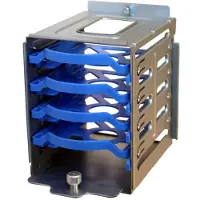 Super Micro Computer B.v. HDD cage module, Midi Tower, HDD-Käfig, Metall, Gebürsteter Stahl, 6,35 cm (2.5"), SC732