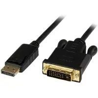 StarTech.com 90cm Aktives DisplayPort auf DVI Kabel - DP zu DVI 1920x1200 - Schwarz, 0,9 m, DisplayPort, DVI-D, Männlich, Männlich, Gerade