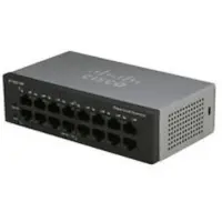 Cisco Small Business SG110-16HP, Unmanaged, L2, Gigabit Ethernet (10/100/1000), Power over Ethernet (PoE), Rack-Einbau, 1U