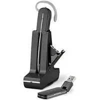 Plantronics DECT Headset Savi USB konvertibel DECT Headset System schwarz -