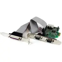 StarTech.com .com 2S1P Seriell/Parallel RS232 PCI Express Karte mit 16550 UART, PCIe, Seriell, PCIe 1.0a, RS-232, Grün, Edelstahl, ASIX - MCS9901CV-CC