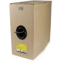 StarTech.com .com Cat 6 Ethernet-Kabel - 304,8m - Massiv - CMR- - Grau - TAA-konform, 304,9 m, Cat6, U/UTP (UTP), Grau