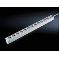 Rittal 7240.310, 2 m, Drinnen, Typ D, Aluminium, Grau, 12 AC-Ausgänge