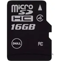 Dell 385-BBKJ, 16 GB, MicroSD, Schwarz