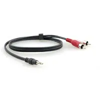 Kramer Electronics 3.5mm - 2 RCA, 7.6m, 3.5mm, Männlich, RCA, Männlich, 7,6 m, Schwarz, Rot, Weiß
