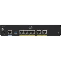 Cisco C927-4P, Ethernet-WAN, Gigabit Ethernet, DSL-WAN, Schwarz