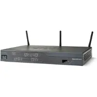 Cisco 881, Wi-Fi 4 (802.11n), Einzelband (2,4GHz), Ethernet/LAN, 3G, Schwarz, Tabletop-Router