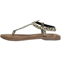 Lazamani Sandalen Damen Beige Textilien