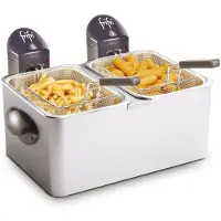 Frifri 1998, 9 l, 3 kg, Doppel, Edelstahl, Metall, 6400 W