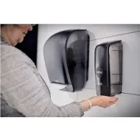 Katrin Dispenser Håndklædeark Katrin Mini Plast Sort ark bredde op til 21 cm,1 stk