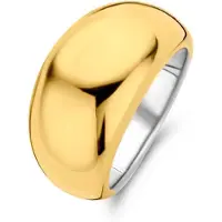 Ti sento Ring aus Silber mit Gold plattiert