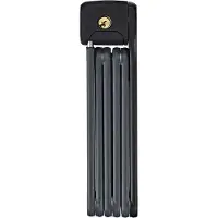 ABUS Faltschloss Bordo Lite 6055K SH mit Halterung - Extra-leichtes Fahrradschloss aus Spezialstahl - -Sicherheitslevel 7 - 85 cm - Schwarz