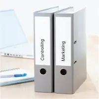 Herma Ordneretiketten A4, 192 x 61 mm, permanent haftend/bedruckbar, 100 Stück, weiß