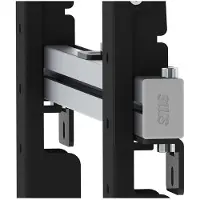 SMS PW010003, 100 kg, 116,8 cm (46 Zoll), 177,8 cm (70 Zoll), Aluminium, Schwarz