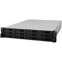 Synology RX1217RP, 0 TB, 13,4 kg, Rack (2U), Schwarz, Grau