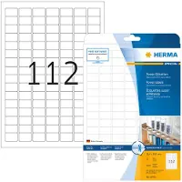 Herma Power-Etiketten Nr. 10916, 25,4 x 16,9 mm, selbstklebend, extrem stark haftend, Papier, matt, 2800 Stück