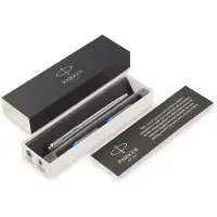Parker Jotter, Schwarz, Chrom, Edelstahl, Edelstahl, Medium, Geschenkbox, 1 Stück(e)