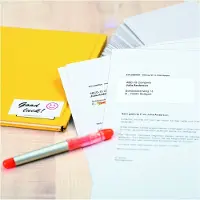 Herma Korrektur-/Abdecketiketten A4 97x42.3 mm weiß Papier matt blickdicht 300 St., Weiß, Selbstklebendes Druckeretikett, A4, Papier, Laser/Inkjet, Dauerhaft